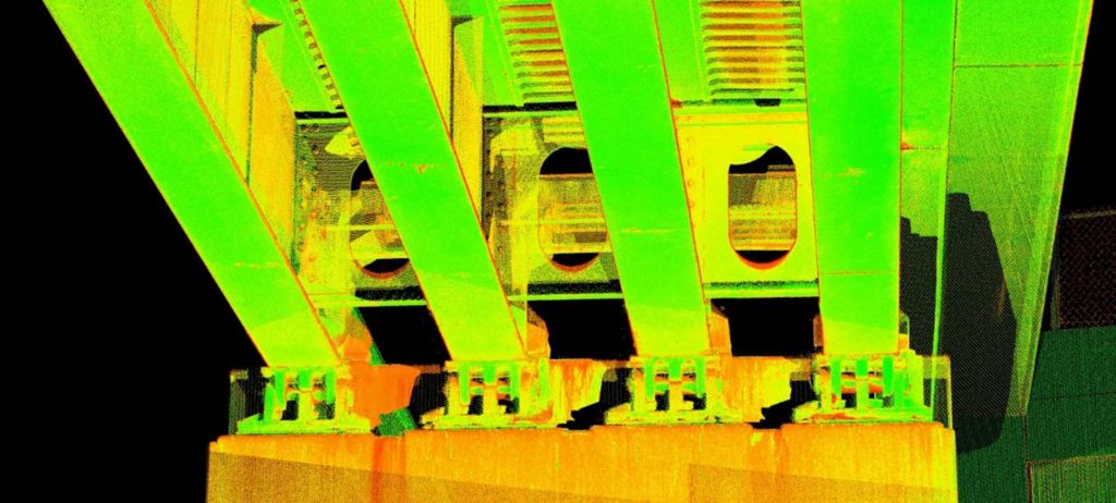 Interstate Highway Bridge Detail Laser Scanning